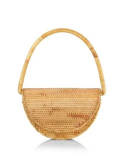 Cult Gaia Ryka Rattan Shoulder Bag