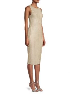 Black Halo Hudson Rib-Knit Sheath Dress -Black Halo And Cult Gaia store unnamed file 101