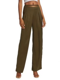 Cult Gaia Tasha Cut-Out Low-Rise Pants -Black Halo And Cult Gaia store unnamed file 1021