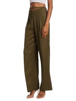 Cult Gaia Tasha Cut-Out Low-Rise Pants -Black Halo And Cult Gaia store unnamed file 1022