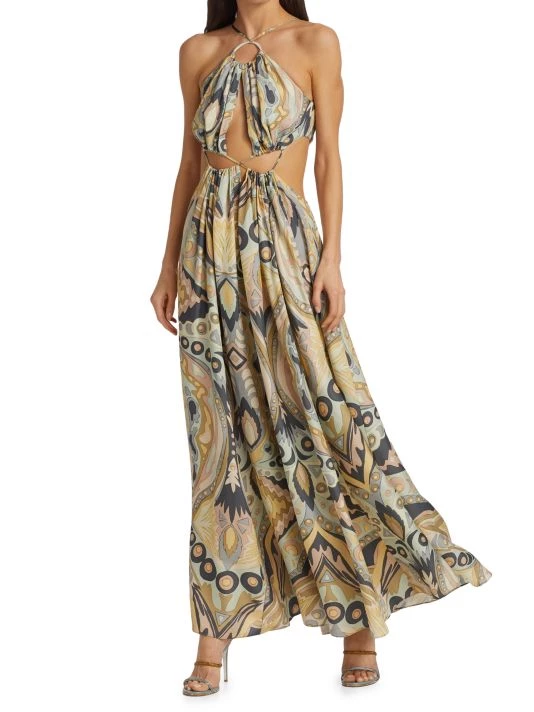 Cult Gaia Aphrodite Cut-Out Drawstring Dress 2 Cult Gaia Aphrodite Cut-Out Drawstring Dress - Image 2