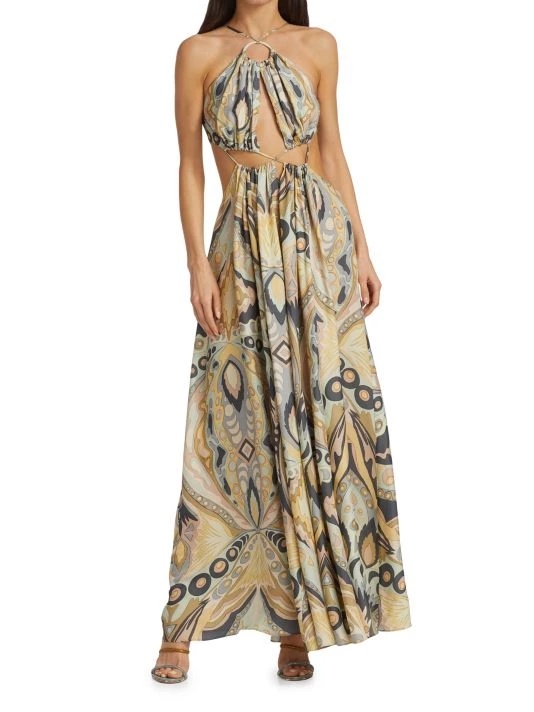 Cult Gaia Aphrodite Cut-Out Drawstring Dress 3 Cult Gaia Aphrodite Cut-Out Drawstring Dress - Image 3