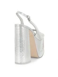 Cult Gaia Marisol Snake-Printed Leather Platform Sandals -Black Halo And Cult Gaia store unnamed file 1081