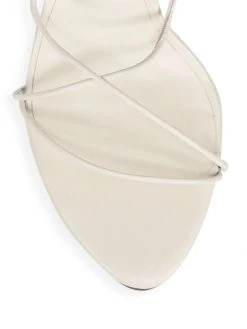 Cult Gaia Soleil Ankle-Wrap Leather Sandals -Black Halo And Cult Gaia store unnamed file 1106