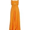Cult Gaia Eileen Cutout Linen Maxi Dress