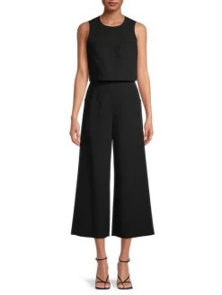 Black Halo Nia 2-Piece Sleeveless Woven Crop Jumpsuit -Black Halo And Cult Gaia store unnamed file 112