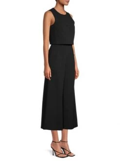 Black Halo Nia 2-Piece Sleeveless Woven Crop Jumpsuit -Black Halo And Cult Gaia store unnamed file 113