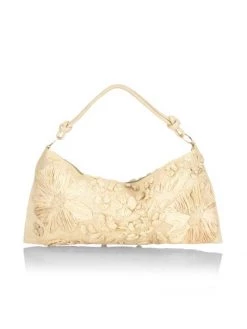 Cult Gaia Hera Straw Shoulder Bag