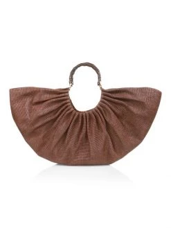Cult Gaia Large Banu Bamboo Top Handle Bag