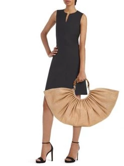 Cult Gaia Large Banu Bamboo Top Handle Bag -Black Halo And Cult Gaia store unnamed file 1162