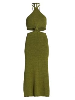 Cult Gaia Cameron Twist Knit Dress Jaipur -Black Halo And Cult Gaia store unnamed file 1167