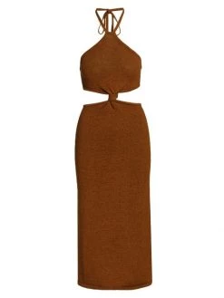 Cult Gaia Cameron Twist Knit Dress Jaipur -Black Halo And Cult Gaia store unnamed file 1169