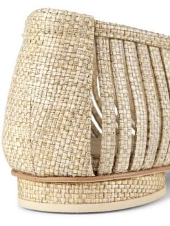 Cult Gaia Leena Raffia Flats Natural -Black Halo And Cult Gaia store unnamed file 1176