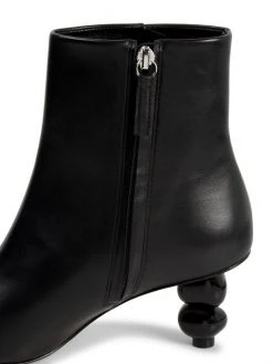 Cult Gaia Daylee Leather Sculptural-Heel Ankle Booties Camel -Black Halo And Cult Gaia store unnamed file 1184