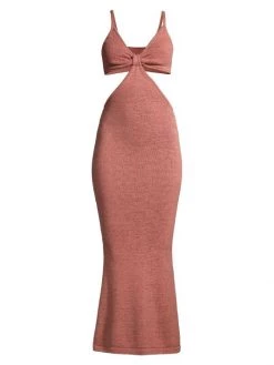 Cult Gaia Serita Knit Cutout Maxi Dress