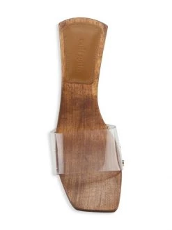 Cult Gaia Nia Wooden Spherical-Heel Sandals -Black Halo And Cult Gaia store unnamed file 1223