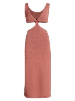 Cult Gaia Bank Cut-Out Knit Maxi Dress Off White -Black Halo And Cult Gaia store unnamed file 1235