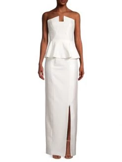 Black Halo Lena Peplum Gown -Black Halo And Cult Gaia store unnamed file 125