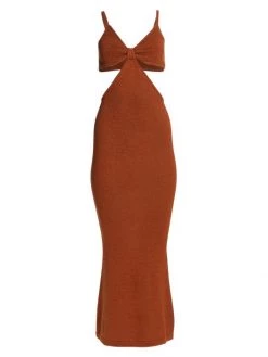 Cult Gaia Serita Cut-out Maxi Dress Gold 8 Cult Gaia Serita Cut-out Maxi Dress Gold -Black Halo And Cult Gaia store unnamed file 1252