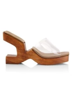 Cult Gaia Aderyn Wooden Sandals