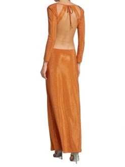 Cult Gaia Dari Metallic Gown -Black Halo And Cult Gaia store unnamed file 1280