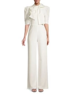 Black Halo Ara Bow Puff-Sleeve Jumpsuit -Black Halo And Cult Gaia store unnamed file 13