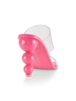 Cult Gaia Vita Vinyl Stacked-Heel Mules Off White -Black Halo And Cult Gaia store unnamed file 1300