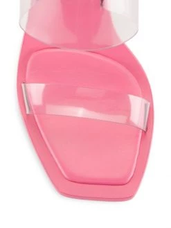 Cult Gaia Vita Vinyl Stacked-Heel Mules Off White -Black Halo And Cult Gaia store unnamed file 1301