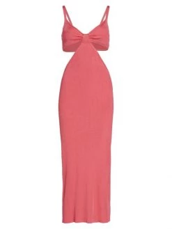 Cult Gaia Serita Cut-Out Knit Maxi Dress