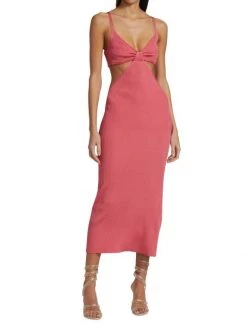 Cult Gaia Serita Cut-Out Knit Maxi Dress -Black Halo And Cult Gaia store unnamed file 1326