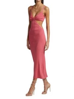 Cult Gaia Serita Cut-Out Knit Maxi Dress -Black Halo And Cult Gaia store unnamed file 1327