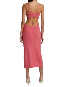 Cult Gaia Serita Cut-Out Knit Maxi Dress -Black Halo And Cult Gaia store unnamed file 1328