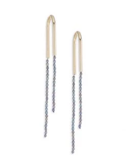 Cult Gaia Meta Goldtone & 4-5MM Freshwater Cultured Pearl Earrings