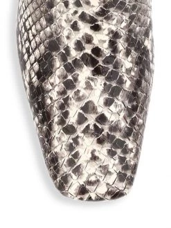 Cult Gaia Arezoo Square-Toe Snakeskin-Embossed Leather Ankle Boots -Black Halo And Cult Gaia store unnamed file 1386