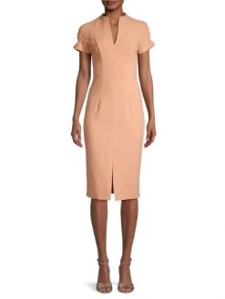 Black Halo Patel Short Sleeve Sheath Dress -Black Halo And Cult Gaia store unnamed file 140