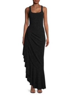 Black Halo Jewel Asymmetric Gown -Black Halo And Cult Gaia store unnamed file 146