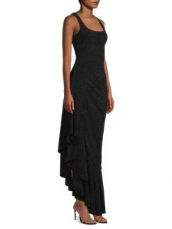 Black Halo Jewel Asymmetric Gown -Black Halo And Cult Gaia store unnamed file 147