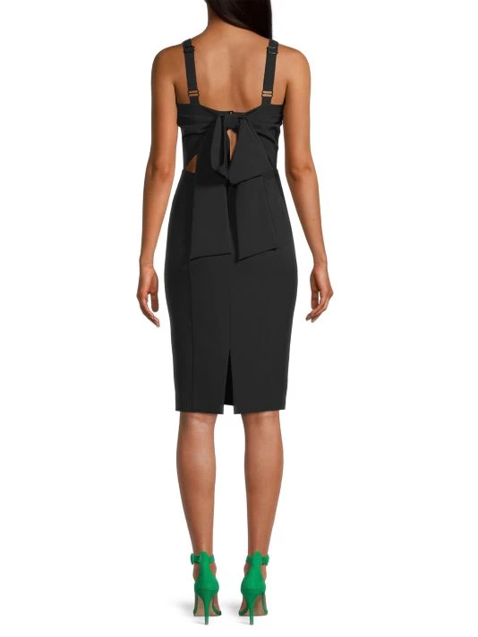 Black Halo Sybil Back-Bow Sheath Dress 5 Black Halo Sybil Back-Bow Sheath Dress - Image 5