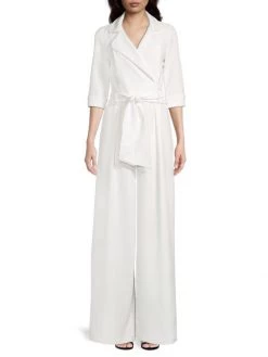 Black Halo Lucinda Belted Wide-Leg Jumpsuit -Black Halo And Cult Gaia store unnamed file 191