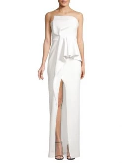 Black Halo Jonas Asymmetrical Draped Gown Pink Wink -Black Halo And Cult Gaia store unnamed file 2