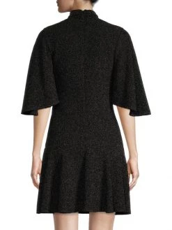 Black Halo Coralia Cape Sleeve Minidress -Black Halo And Cult Gaia store unnamed file 242