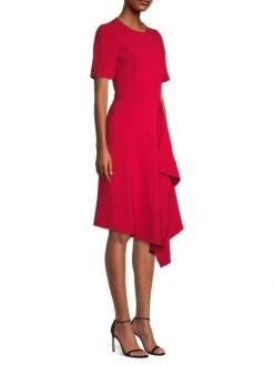 Black Halo Crete Tailored Ruffle Midi Dress 9 Black Halo Crete Tailored Ruffle Midi Dress -Black Halo And Cult Gaia store unnamed file 253