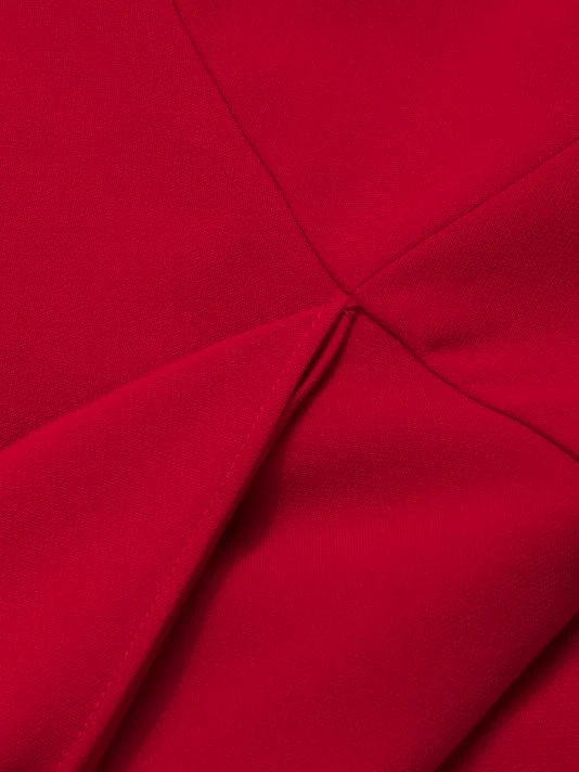 Black Halo Crete Tailored Ruffle Midi Dress 6 Black Halo Crete Tailored Ruffle Midi Dress - Image 6