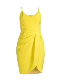 Black Halo Sadora Drape Sheath Dress