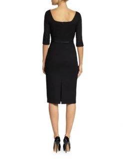 Black Halo Jackie O Three-Quarter Sleeve Dress -Black Halo And Cult Gaia store unnamed file 28
