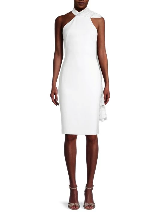 Black Halo Zion Halterneck Cocktail Dress 3 Black Halo Zion Halterneck Cocktail Dress - Image 3