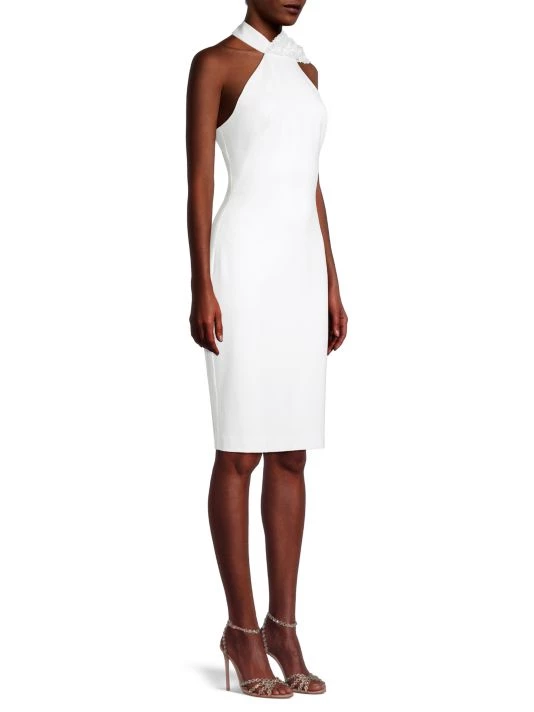 Black Halo Zion Halterneck Cocktail Dress 4 Black Halo Zion Halterneck Cocktail Dress - Image 4