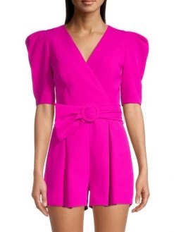 Black Halo Maricopa Belted Wrap Romper -Black Halo And Cult Gaia store unnamed file 325