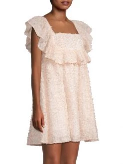 Black Halo Reggi Floral Squareneck Minidress -Black Halo And Cult Gaia store unnamed file 349