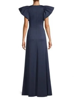 Black Halo Queen A-Line Satin Gown -Black Halo And Cult Gaia store unnamed file 389